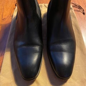 Meermin Black leather chelsea boot